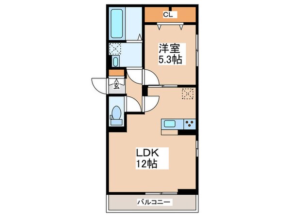 Dスクエア金森東の物件間取画像